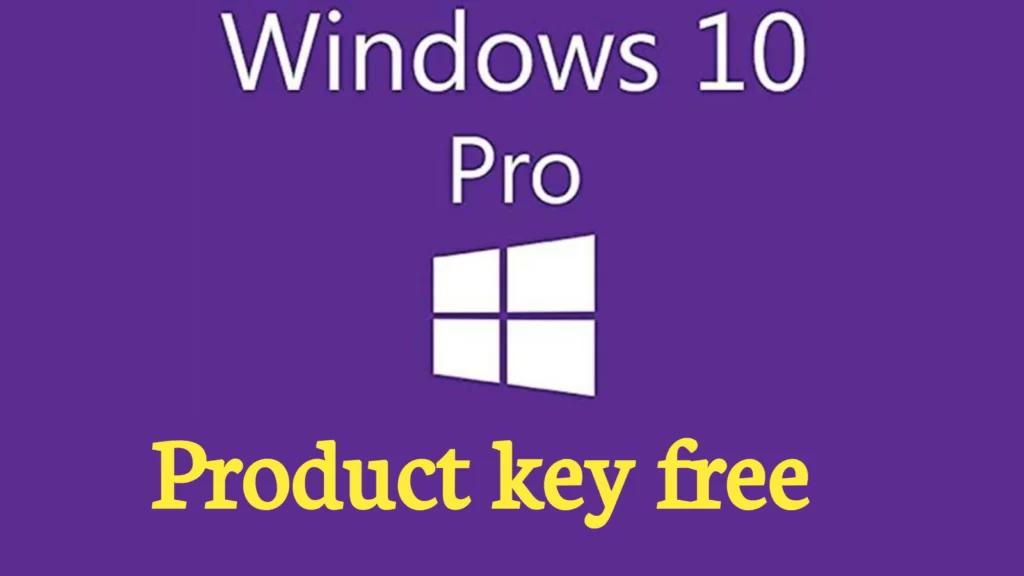 Windows 10 pro free product key 